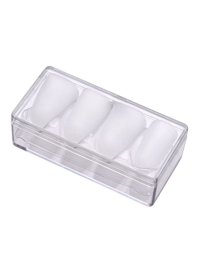 مزليدي مجموعة من 4 واقيات لرؤوس الأصابع للجيتار بتصميمٍ رقيق للغاية مع علبة - Image 3