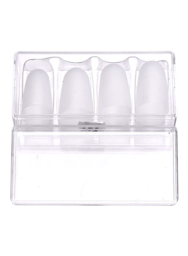 مزليدي مجموعة من 4 واقيات لرؤوس الأصابع للجيتار بتصميمٍ رقيق للغاية مع علبة - Image 1