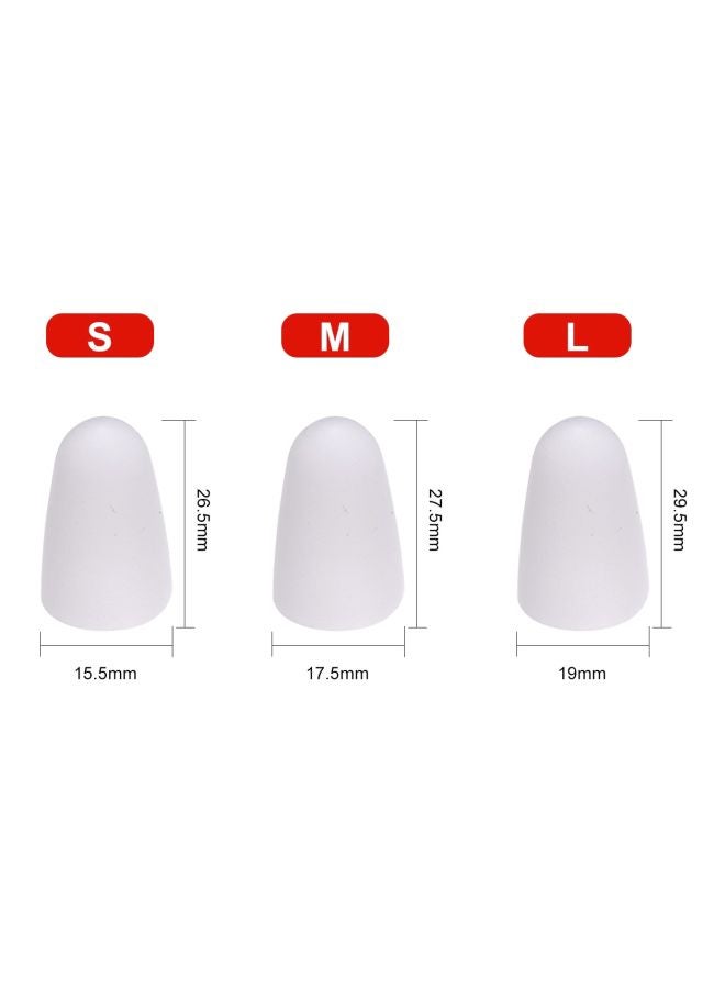 مزليدي مجموعة من 4 واقيات لرؤوس الأصابع للجيتار بتصميمٍ رقيق للغاية مع علبة - Image 2