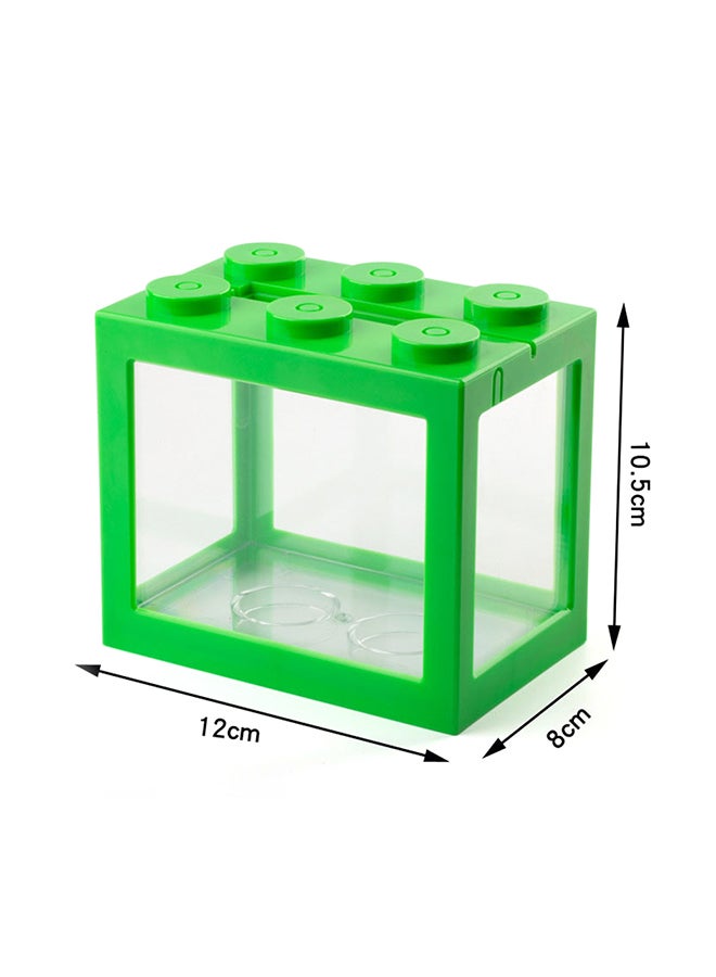 Mini Fish Tanks Row Aquarium Green 12.00x8.00x10.50cm - Image 2