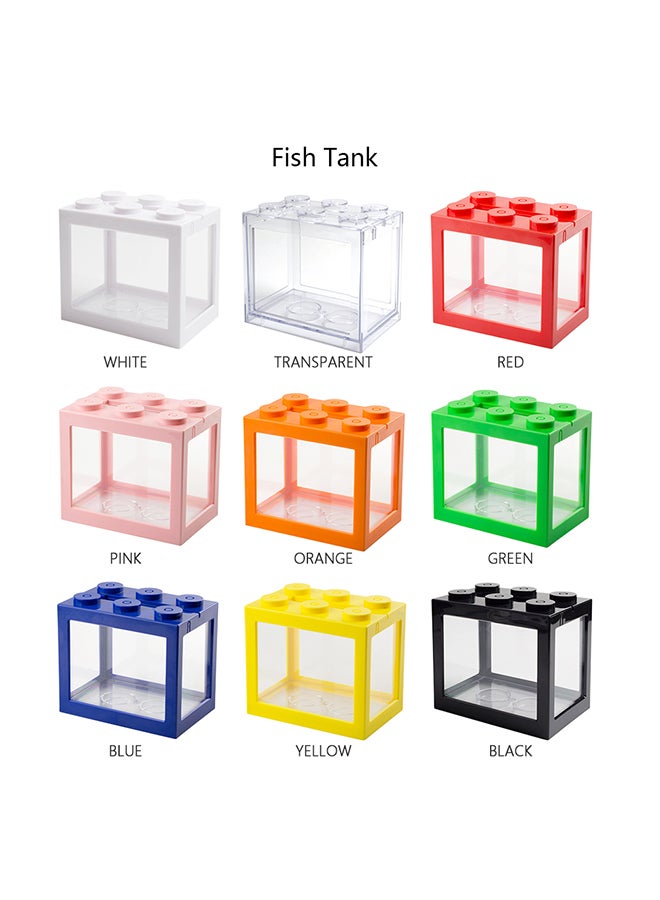 Mini Fish Tanks Row Aquarium Red 12.00x8.00x10.50cm - Image 2