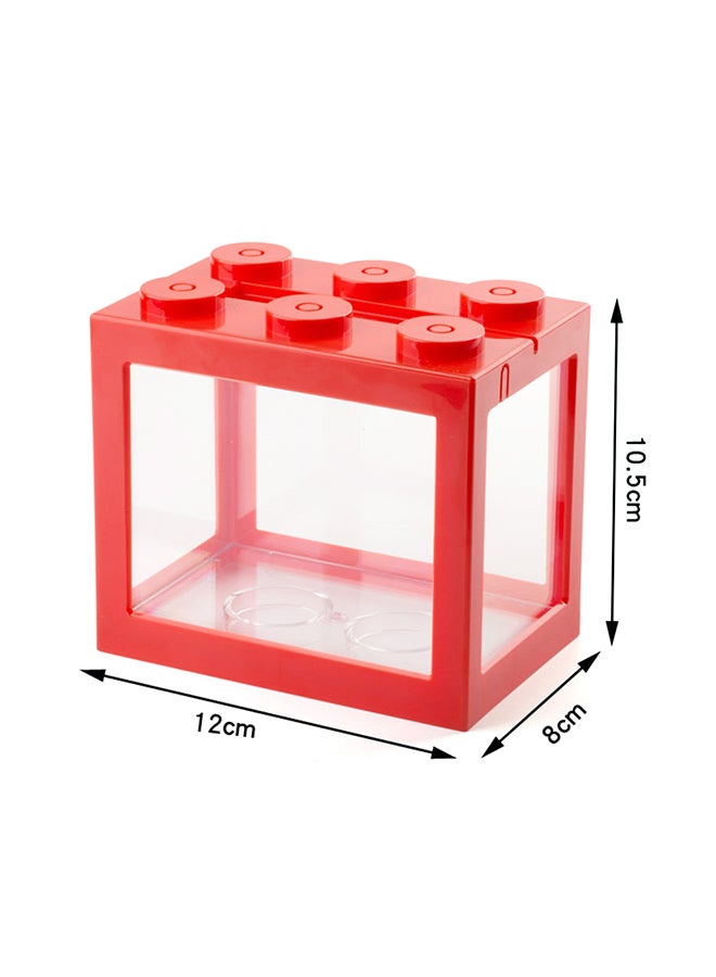 Mini Fish Tanks Row Aquarium Red 12.00x8.00x10.50cm - Image 5