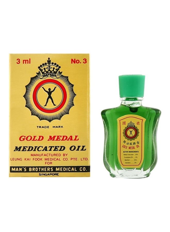 GOLD MEDAL 4-Piece Medicated Oil Set 3ml  - Image 3