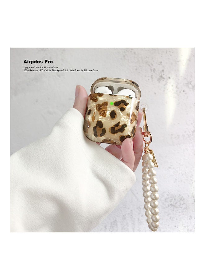 XiuWoo Case Cover With Designer Pendant For Apple AirPods 1/2 Golden - Image 1