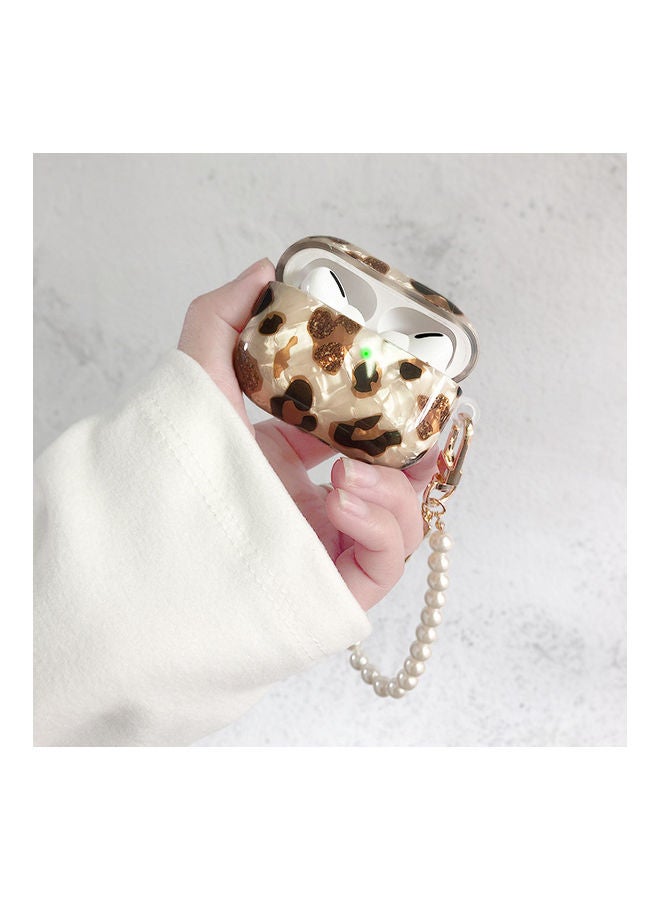 XiuWoo Case Cover With Designer Pendant For Apple AirPods 1/2 Golden - Image 2