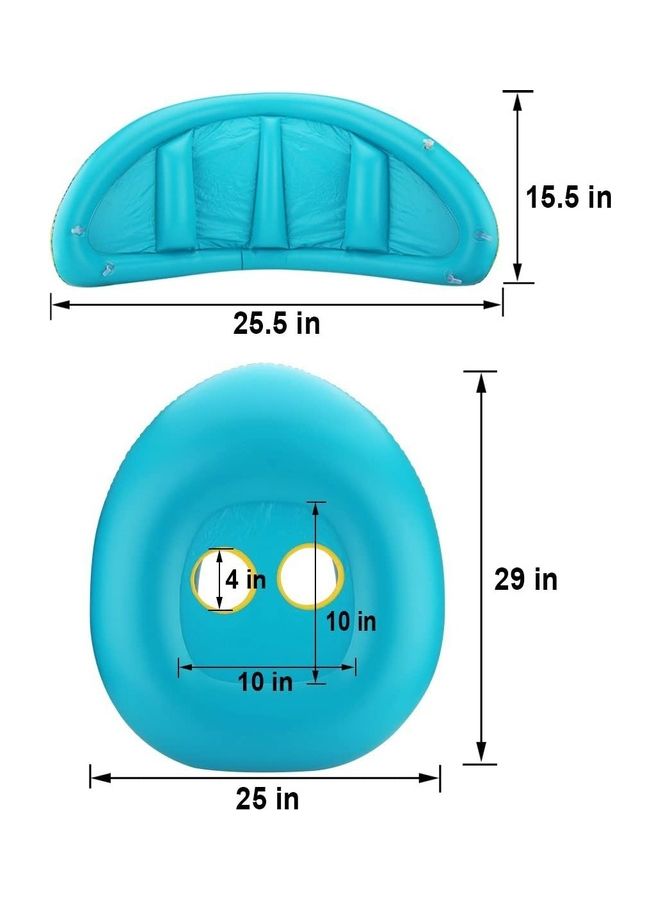 XiuWoo Inflatable Summer Swimming Pool Tube with Toy and Bag - Image 4