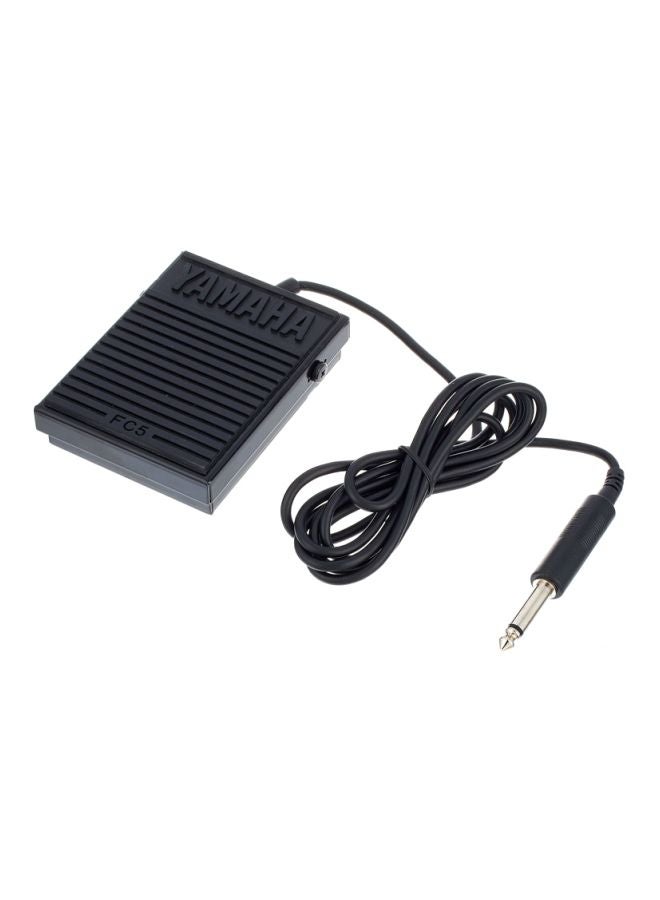YAMAHA - FC-5 Compact Sustain Pedal for Portable Keyboards Black - Image 1