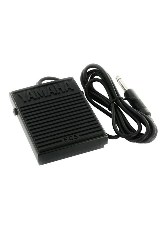 YAMAHA - FC-5 Compact Sustain Pedal for Portable Keyboards Black - Image 1
