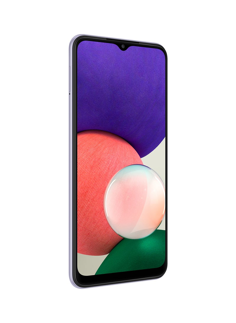 سامسونج هاتف جالاكسي A22 ثنائي الشريحة بذاكرة رام سعة 4 جيجابايت وذاكرة داخلية سعة 64 جيجابايت يدعم تقنية 5G بلون بنفسجي فاتح - إصدار الشرق الأوسط - Image 4