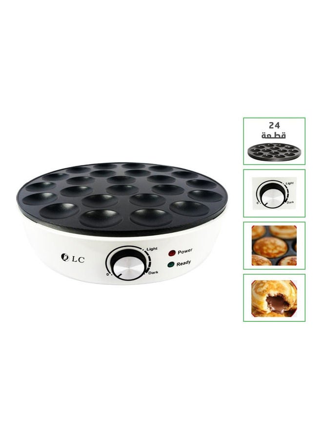 DLC 24 In 1 Mini Pancake Maker 1200.0 W DLC-38247 White  - Image 2