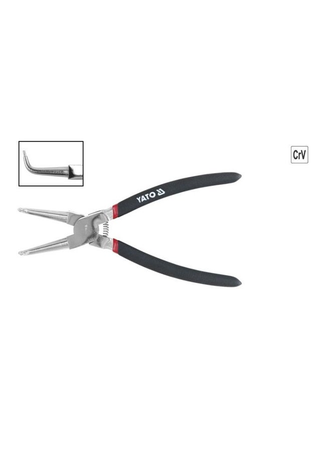 Yato Circlip Pliers Internal Bent 200mm Cr-V YT-2147 Black 20cm - Image 3