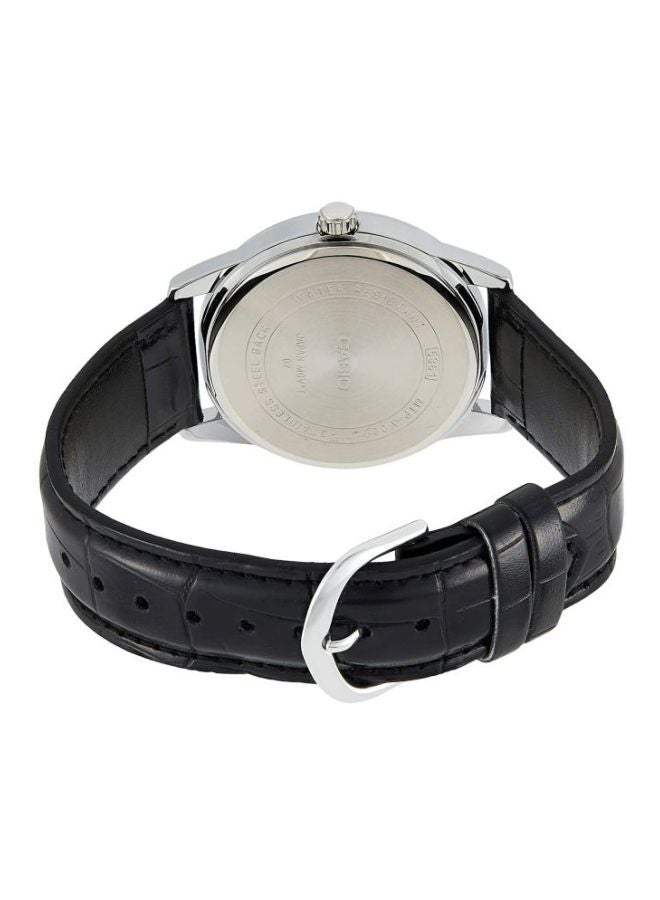 CASIO Men's Dress Water Resistant Analog Watch MTP-V001L-1B - Image 2