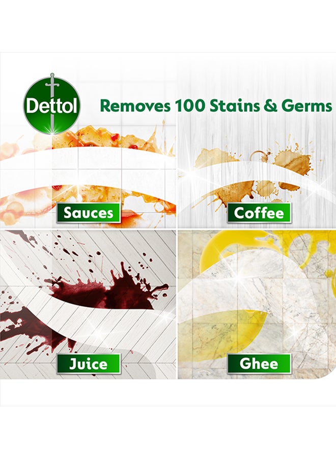 Dettol Green Apple Antibacterial Power Floor Cleaner Light Green 3Liters  - Image 4