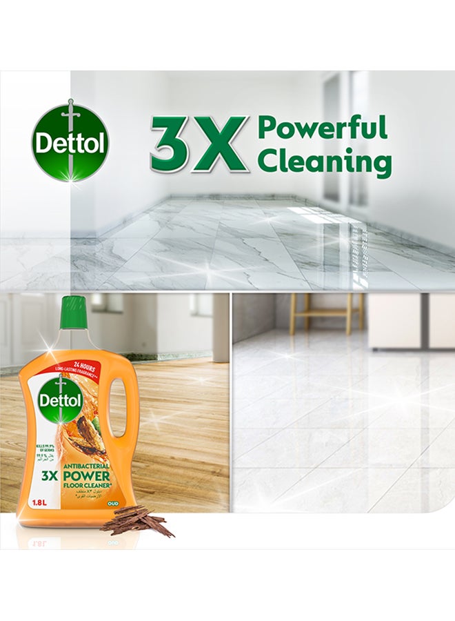 ديتول منظف أرضيات قوي ومضاد للبكتيريا برائحة العود برتقالي 1.8لترات - Image 3
