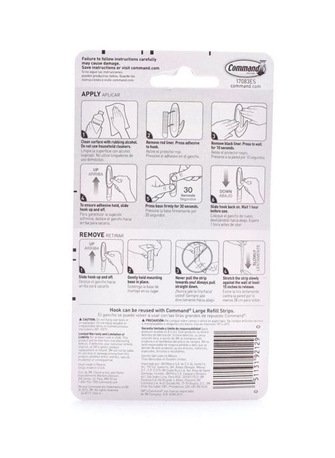 Command Designer Hanging Hook White - Image 3