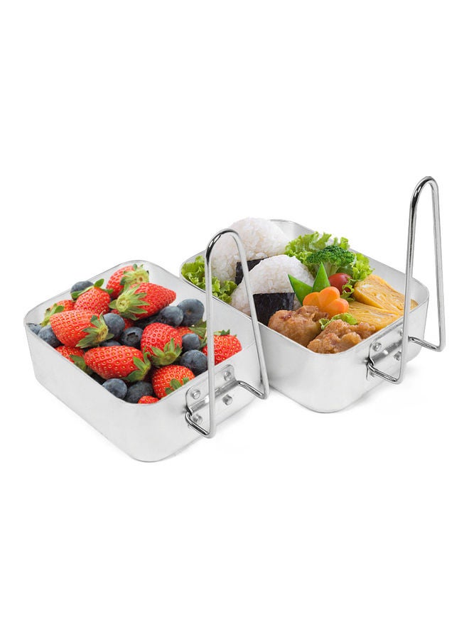 طقم أدوات طهي للتخييم من الألومنيوم مكون من قطعتين 19x6.80x14سم - Image 5