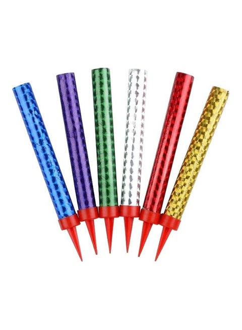 6-Piece Birthday Candle Light Pop Fire