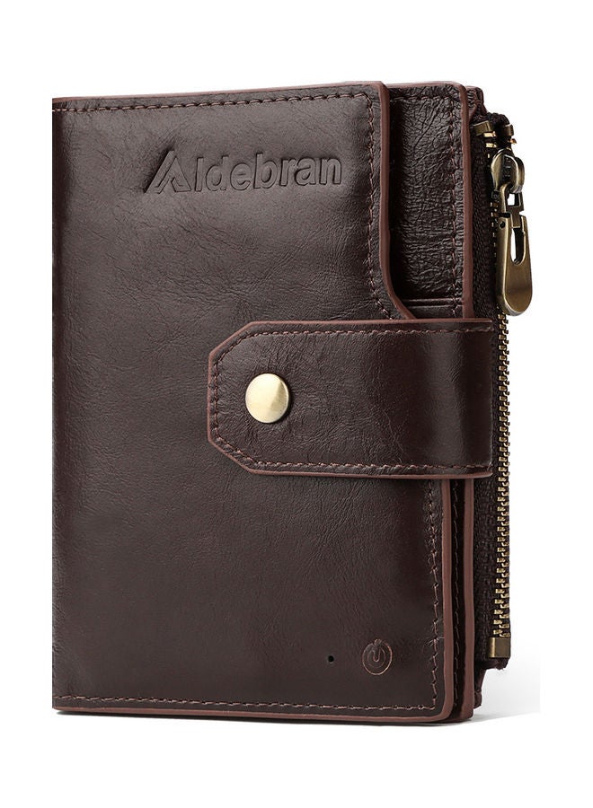 Aldebran - Mens Anti Theft Smart Leather Wallet Coffee Brown - Image 1