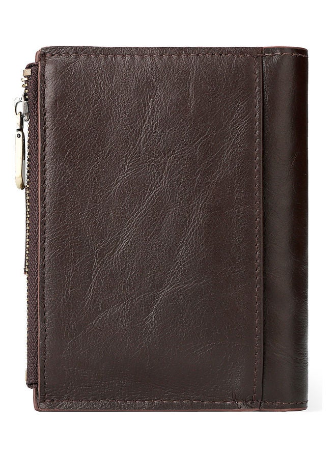 Aldebran - Mens Anti Theft Smart Leather Wallet Coffee Brown - Image 1