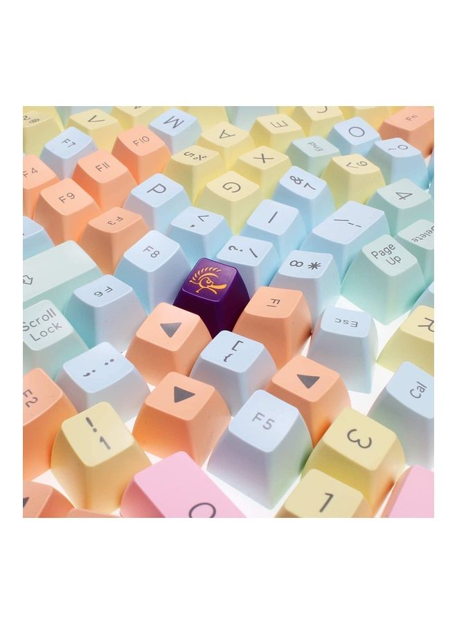 Ducky - Cotton Candy SA Keycaps 108 ABS Doubleshot Set for Keyboards or MX Compatible Standard Layout - Image 1