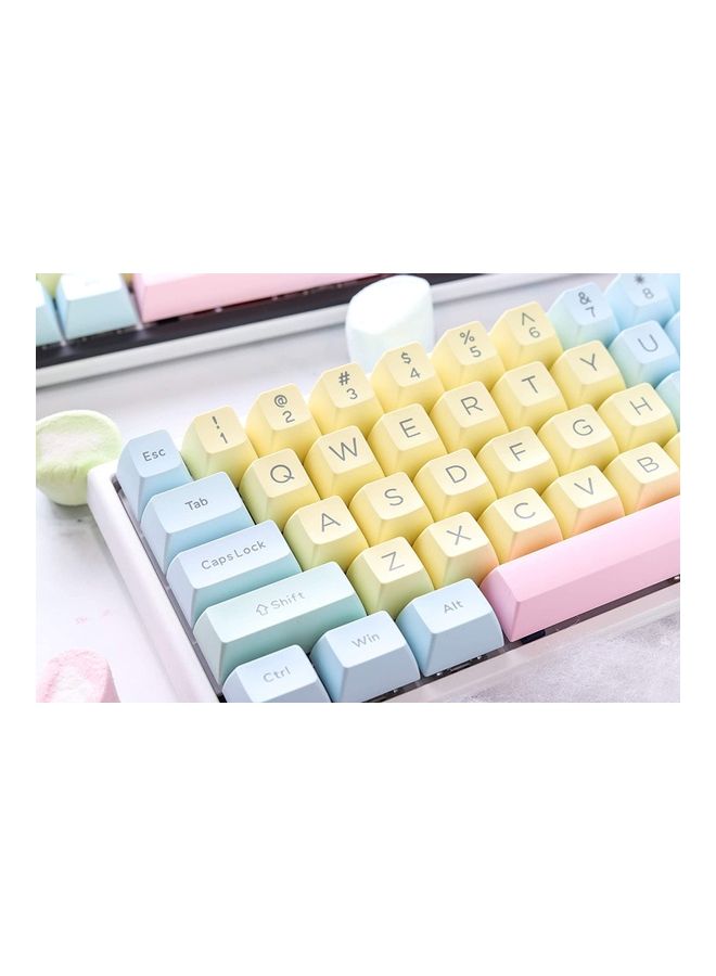 Ducky - Cotton Candy SA Keycaps 108 ABS Doubleshot Set for Keyboards or MX Compatible Standard Layout - Image 1