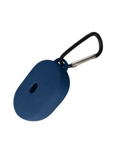 Soft Silicone Case Cover For Xiaomi Mi AirDots Dark Blue