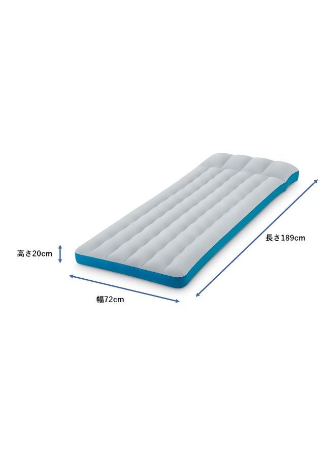INTEX - Camping Mat Combination White/Blue 72x189x 20cm - Image 1