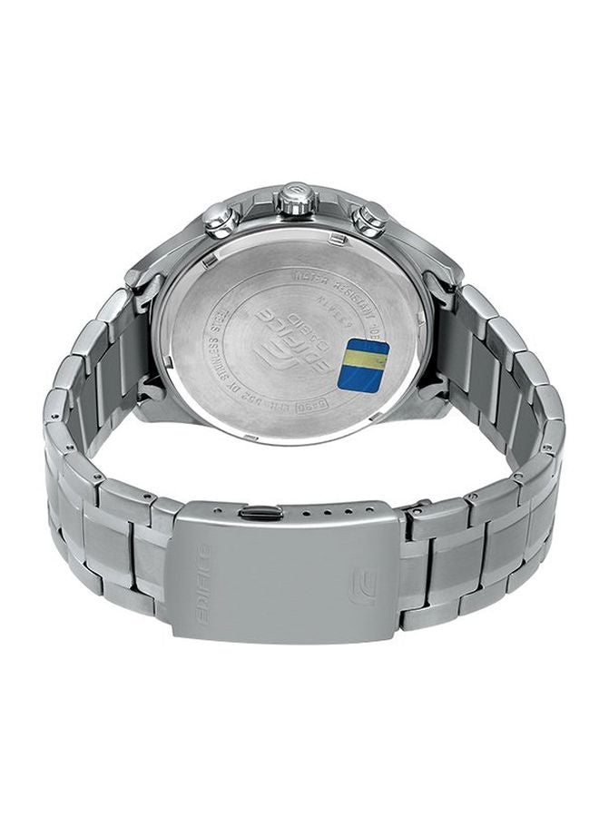 كاسيو ساعة يد إديفيس كرونوغراف طراز EFR-552D-1AVUDF - قياس 53 مم - لون فضي للرجال - Image 2