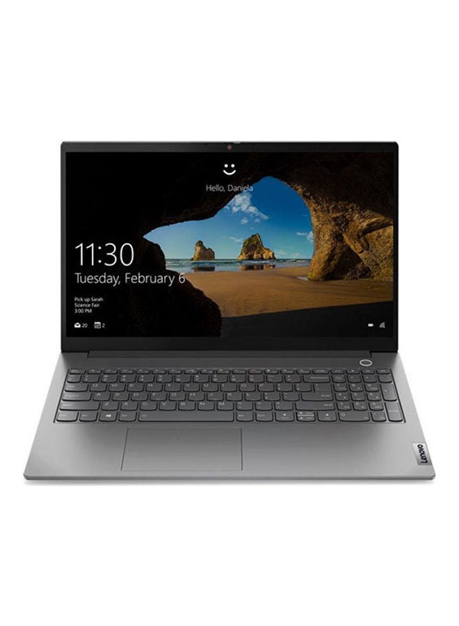 Lenovo THINKBOOK 15 G2 Laptop 15.6 Inch Full HD Intel Core I7 1165G7 8GB RAM 1TB HDD 2GB Nvidia Geforce MX450 Graphics/DOS (Without Windows) /International Version English/Arabic Mineral Grey  - Image 1