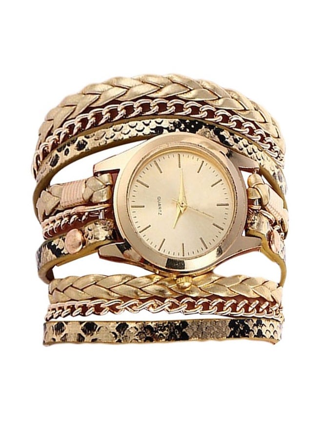 Beauenty Simple Elegant Round Quartz Analog Dial Wrist Watch - Image 1