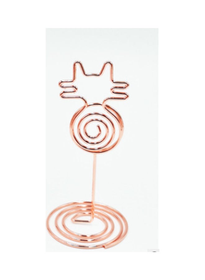 Generic Cartoon Cat Business Card Holder Pink 