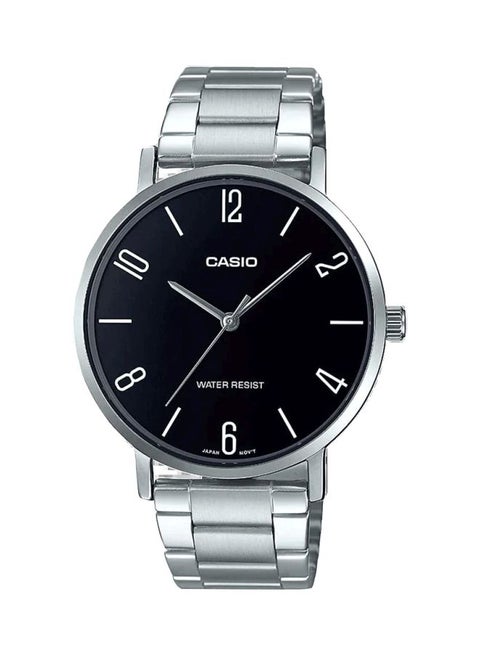 Men's Analog Wrist Watch MTP-VT01D-1B2UDF - 46 mm - Silver