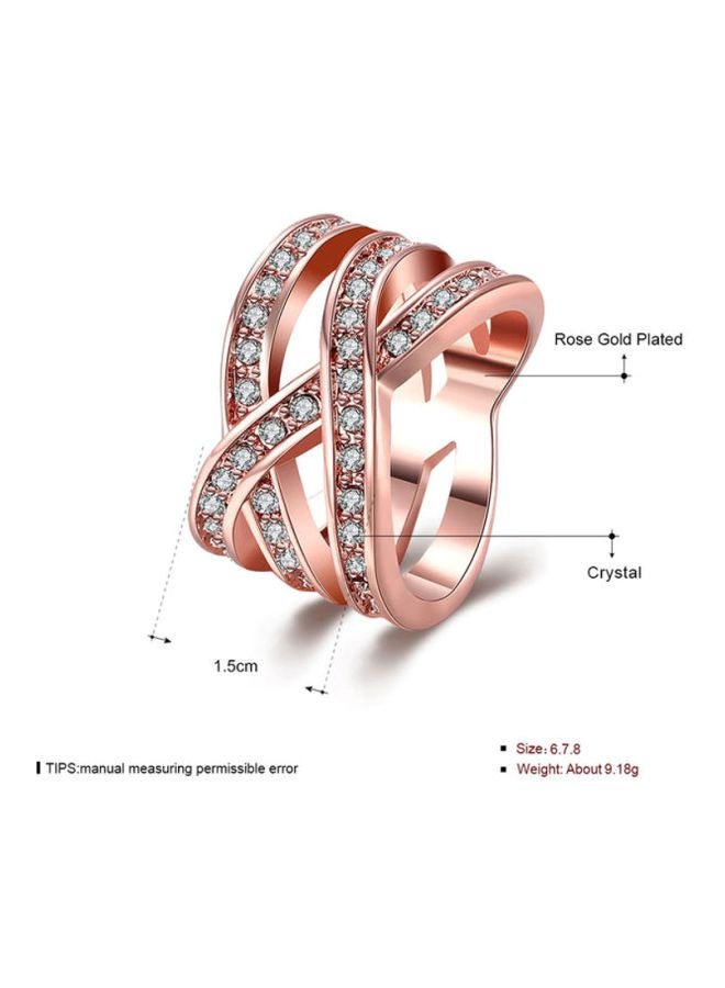 بيوينتي خاتم مطلي بالذهب الحقيقي عيار 18 قيراطاً - Image 2