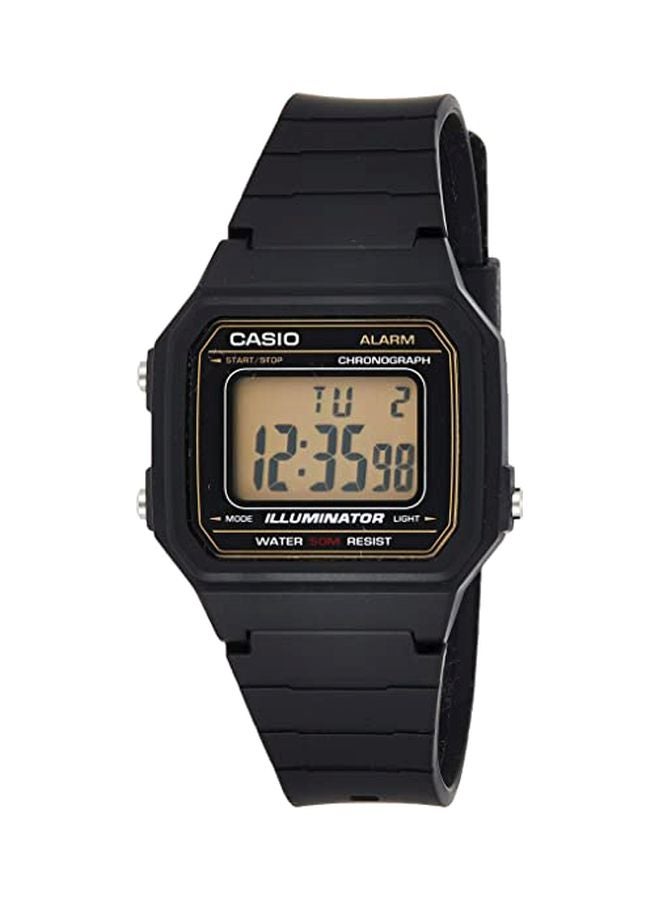 CASIO Men's Resin Digital Quartz Watch W-217H-9AVDF - 41 mm - Black - Image 1