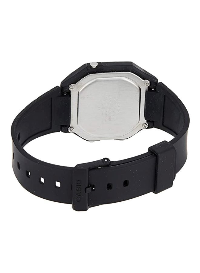 CASIO Men's Resin Digital Quartz Watch W-217H-9AVDF - 41 mm - Black - Image 2