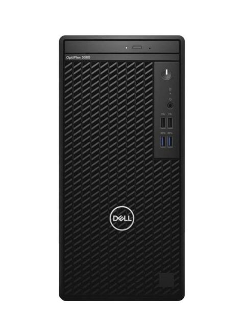 كمبيوتر محمول أوبتيبلكس 3080 T بمعالج إنتل كور i5-10500 وذاكرة DDR4 سعة 4 جيجابايت ومحرك أقراص صلبة سعة 1 تيرابايت وبطاقة رسومات إنتل فائقة الوضوح 630 ونظام تشغيل DOS (بدون ويندوز) / الإصدار الدولي أسود