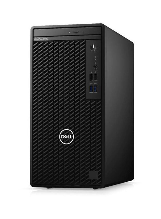 DELL - OPTIPLEX 3080 T INTEL CORE I5-10500 4GB DDR4 1TB HDD Intel UHD GRAPHICS 630 ,DOS(Without windows)/International Version Black - Image 1