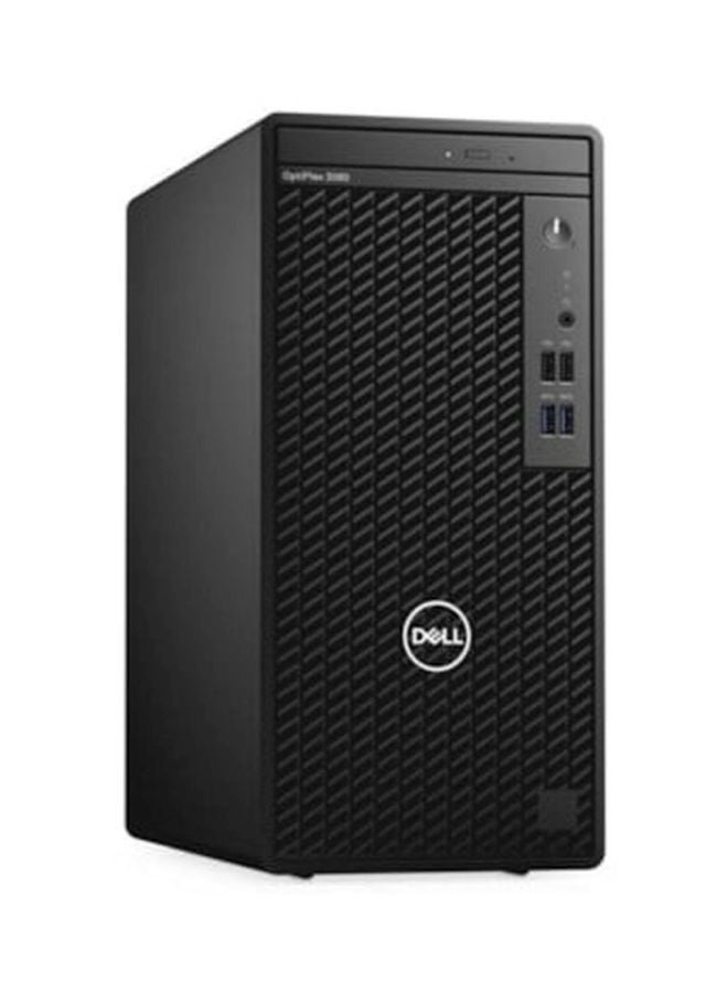 DELL - OPTIPLEX 3080 T INTEL CORE I5-10500 4GB DDR4 1TB HDD Intel UHD GRAPHICS 630 ,DOS(Without windows)/International Version Black - Image 1