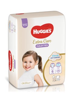 Huggies Extra Care Baby Pants Diapers, Size 6, 15 - 25 Kg, 30 Count - Easy On/Off, Cloud Soft Comfort  - Image 2