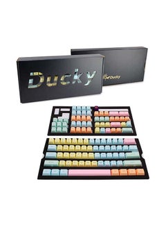Ducky Cotton Candy SA Keycaps 108 ABS Doubleshot Set for Keyboards or MX Compatible Standard Layout  - Image 1