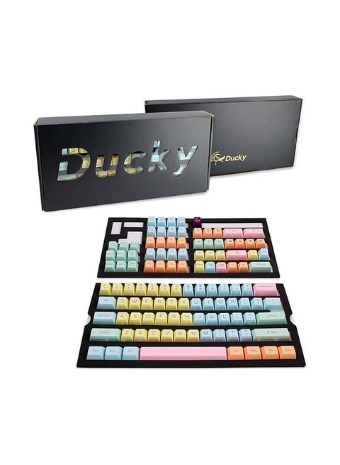 Cotton Candy SA Keycaps 108 ABS Doubleshot Set for Keyboards or MX Compatible Standard Layout
