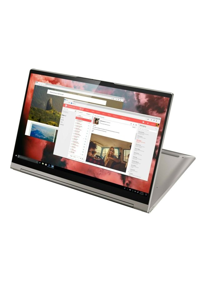 Lenovo - Yoga Touchscreen 4K UHD Laptop with 16GB RAM/512GB SSD English/Arabic Silver - Image 1
