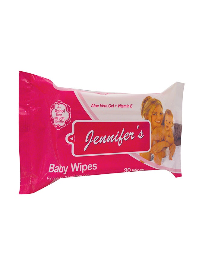 Jennifer's Alcohol-Free Baby Wipes Pack Of 8, 240 Wipes  - Image 2