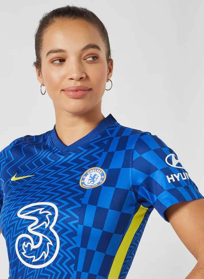 Nike Chelsea FC 2021/22 Stadium Home Football Jersey Blue