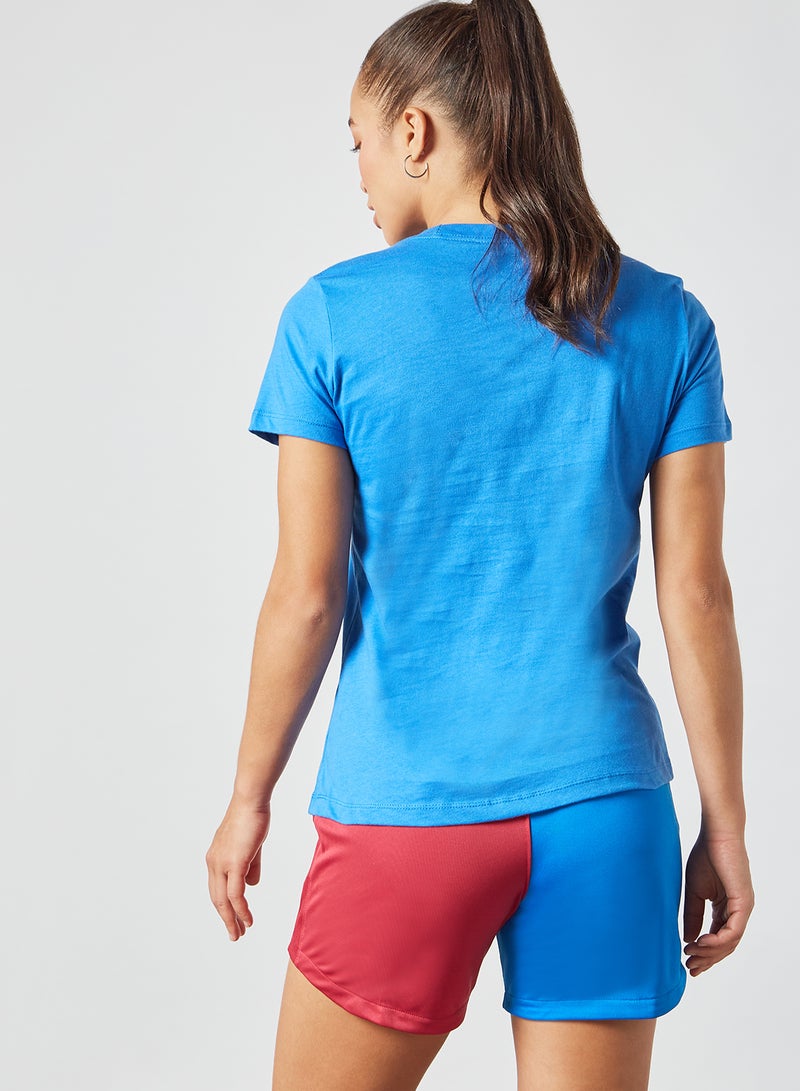 Nike - F.C Barcelona Swoosh Club T-Shirt Blue - Image 1