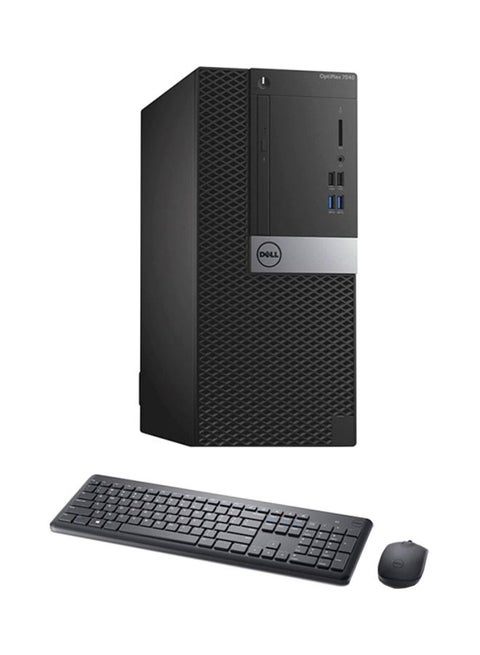 OPT MT 7040 Tower PC Core i7 Processor/8GB RAM/500GB HDD/Integrated Graphics With Keyboard And Mouse Black