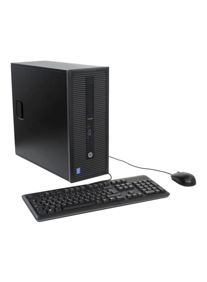إتش بي - كمبيوتر شخصي بصندوق عمودي طراز ProDesk -600 G1-J0E98EA-TWR بمعالج كور آي 5/ذاكرة وصول عشوائي 4 جيجابايت/محرك أقراص ثابت 500 جيجا بايت/بطاقة رسومات مدمجة ولوحة مفاتيح وماوس أسود - Image 1