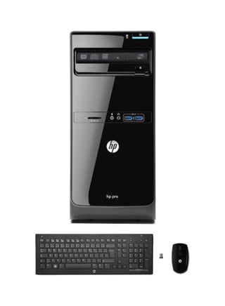 كمبيوتر شخصي بصندوق عمودي طراز PRO 3500 - D5S15EA MT بشاشة مقاس 18.5 بوصة/معالج كور i5/ذاكرة وصول عشوائي سعتها 2 جيجا بايت/محرك أقراص ثابت سعته 500 جيجا بايت/ بطاقة رسومات مدمجة ولوحة مفاتيح وماوس أسود - v1623135692/N12706251A_1