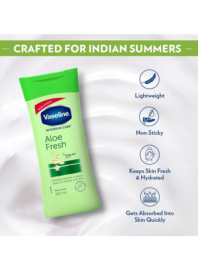 Vaseline Body Lotion - Aloe Fresh White 200ml - Image 5