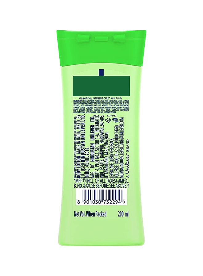 Vaseline Body Lotion - Aloe Fresh White 200ml - Image 2